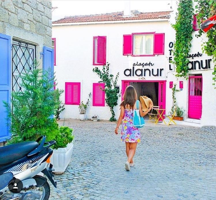 Alacati Alanur Otel Buitenkant foto
